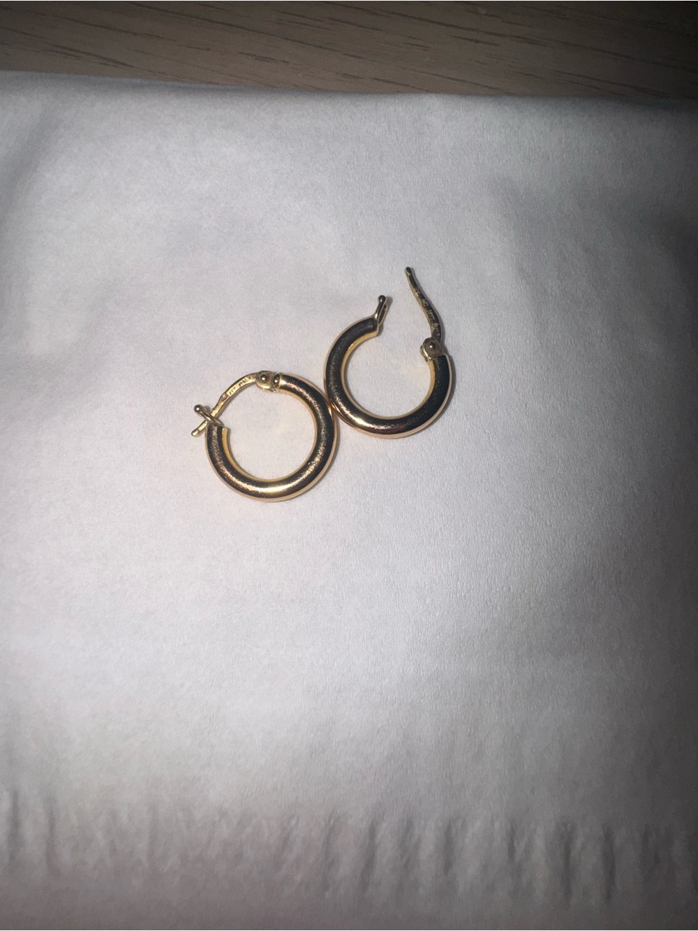 Solid 14k Yellow Gold Hoop Earrings - Timeless Women Jewelry